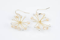 Crystal Wire Wrapped Sparkle Star Design- 25mm- 1 pair per order