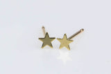 Tiny Star Studs • Solid 14k Gold Star Studs • Make A Wish Studs • Celestial Stud Earrings