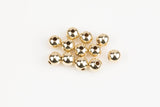 GOLD FILLED Round Beads Made in USA- Round Seamless Beads Balls - 1420 Gold Filled- 2mm 3mm 4mm 5mm 6mm