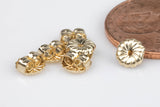 Gold Filled Ball Earring Backing 14/20 Gold Filled- USA Product- 6 pieces per order