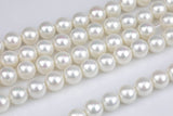 Natural Shell Pearls - Mother of pearl - Round- 6mm 8mm 10mm 12mm 14mm Gemstone Beads Shell Beads