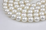 Natural Shell Pearls - Mother of pearl - Round- 6mm 8mm 10mm 12mm 14mm Gemstone Beads Shell Beads