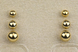 Gold Filled Ball Earring Stud- 14/20 Gold Filled- USA Product-3mm 4mm 5mm 6mm - with ring or without