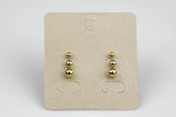 Gold Filled Ball Earring Stud- 14/20 Gold Filled- USA Product-3mm 4mm 5mm 6mm - with ring or without