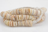 Ostrich Egg shell Eggshell Beads: African Trade Beads Antique Shell Beads Old African Beads Heishi Shaped Beads Genuine Egg Shell Beads