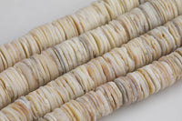 Ostrich Egg shell Eggshell Beads: African Trade Beads Antique Shell Beads Old African Beads Heishi Shaped Beads Genuine Egg Shell Beads