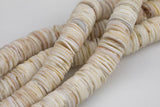 Ostrich Egg shell Eggshell Beads: African Trade Beads Antique Shell Beads Old African Beads Heishi Shaped Beads Genuine Egg Shell Beads