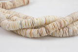 Ostrich Egg shell Eggshell Beads: African Trade Beads Antique Shell Beads Old African Beads Heishi Shaped Beads Genuine Egg Shell Beads