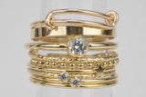 Plain Gold Filled Ring, 14k Gold Filled Pinky or Thumb Ring, Made in USA, Thin Gold Ring, 14k Gold Ring,Simple Gold Ring,Stack Gold Ring