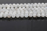 Natural Moonstone Beads Diamond Cut Facets 8mm and 10mm Rainbow Moonstone Gemstone Loose Beads 15.5" - 16" full strands AAA Quality