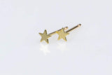 Tiny Star Studs • Solid 14k Gold Star Studs • Make A Wish Studs • Celestial Stud Earrings