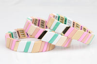 Large Stretchy Bracelet 7-7.5- Wholesale Pricing Enamel Beads