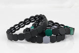 Stretchy Bracelet Oval Mix Colors - 7-7.5 inches - Wholesale Pricing Enamel Beads