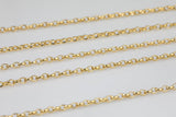 Gold Filled Rolo 2mm, Wholesale, USA Made, Chain by foot Permanent Jewelry Chain