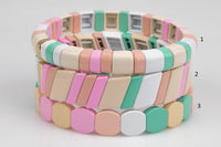 Large Stretchy Bracelet-Multi Stack- 7-7.5- Wholesale Pricing Enamel Beads