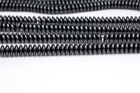 HEMATITE Beads. Flat Roundel 6mm, 8mm, or 10mm. Full Strand 16".