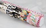 Stretchy Bracelet- Mixed Multicolor Multi Colors - 7-7.5- Wholesale Pricing Enamel Beads