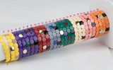 Stretchy Bracelet- Mix Colors - 7-7.5- Wholesale Pricing Enamel Beads