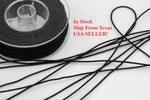 Cloth Elastic Round Band-Elastic cord for face masks-0.8mm- Made in Japan-Great for Facemasks- 30 yards- In stock- Ready to Ship From TEXAS!