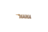 1 pc- 18kt gold Plated Mama Micro Pave Charm for Mother day Gift Bracelet Necklace Earring Component- 5x22mm