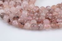 Natural Diamond Cut Hematoid Lepidocrocite Beads, A Quality in Diamond Cut Faceted Round-8mm - Wholesale Bulk or Single Strand! AAA Quality