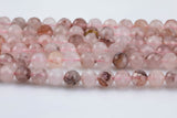 Natural Diamond Cut Hematoid Lepidocrocite Beads, A Quality in Diamond Cut Faceted Round-8mm - Wholesale Bulk or Single Strand! AAA Quality