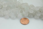 Natural 10x12mm Flat Briolette- Teardrop Shape- Top Drilled- 7.5 Inches- 32 pieces per strand- Quartz Gemstone Beads