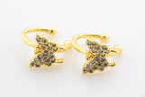 Butterfly Ear Cuff Ear Wraps - Butterfly Jewelry - Fake Pierced Earrings - Fake Piercing - Gifts For Teens -Insect Jewelry Earring- 1 pair