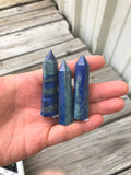 1 Pc Natural Lapis Obelisk Tower Point wand healing crystal