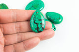 1 Pc NATURAL HUBEI TURQUOISE Pendant Charm - Teardrop Pendant - Natural Hubei Turquoise - Size about 1" by 1.5" - 1pc selected at random