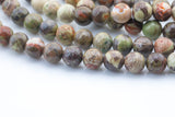 Natural New Ocean Jasper High Quality in Round 8mm, 10mm, 12mm- Wholesale Pricng- Full 15.5 Inch Strand Smooth Gemstone Beads