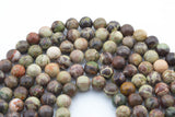 Natural New Ocean Jasper High Quality in Round 8mm, 10mm, 12mm- Wholesale Pricng- Full 15.5 Inch Strand Smooth Gemstone Beads