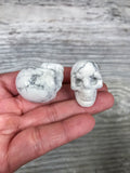 Howlite Skull Shape- 1.5 inches