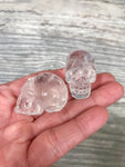 1 Pc Crystal Quartz Skull Shape- 1.5 inches