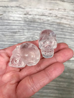 1 Pc Crystal Quartz Skull Shape- 1.5 inches