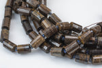 Natural Bronzite- Faceted Barrel Beads- High Quality- 10x14mm- Full Strand 16" - 22 Pieces Gemstone Beads