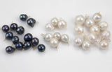 USA Gold Filled Natural Baroque Pearl Charms Drop Pendant Handmade Size 10-12mm Natural Freshwater Pearls & Gold Filled Wire Made in USA