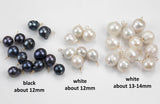 USA Gold Filled Natural Baroque Pearl Charms Drop Pendant Handmade Size 10-12mm Natural Freshwater Pearls & Gold Filled Wire Made in USA