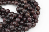 Natural Faceted Red Garnet Beads, Grade A High Quality in Faceted Round, 4mm, 6mm, 8mm, 10mm, 11mm, 12mm- Wholesale Bulk or Single Strand!