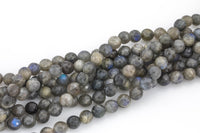 Natural Labradorite, High Quality in Faceted Round, 4mm, 6mm, 8mm, 10mm- In Full 15.5 Inch Strands AAA Quality Gemstone Beads