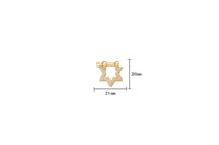 1 pc Gold Screw clasp lock, Star U bolt Anchor Shackle, Gold Nautical Clasps, Anchor Necklace, Bracelet Clasp Supply- 20x21mm