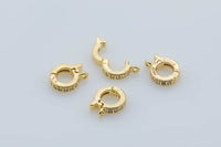 7x9mm 14K Gold Bail Enhancer Jewelry Findings Making Supply-2 pcs per order