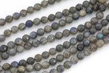 Natural Labradorite, High Quality in Faceted Round, 4mm, 6mm, 8mm, 10mm- In Full 15.5 Inch Strands AAA Quality Gemstone Beads