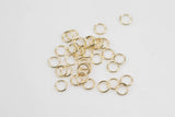 Gold Filled SUPER STRONG/ Regular Gauge Thickness Gold Filled Jump Rings 5mm 6mm 7mm. Carbon Steel - 18K