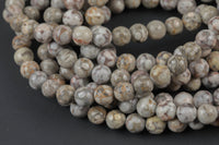 Natural Mai Jasper, High Quality in Round, 6-12mm Smooth Gemstone Beads