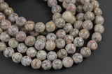 Natural Mai Jasper, High Quality in Round, 6-12mm Smooth Gemstone Beads