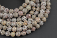 Natural Mai Jasper, High Quality in Round, 6-12mm Smooth Gemstone Beads