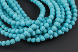 Natural Magnesite Matte Round 6mm, 8mm, 10mm, 12mm-Full Strand 15.5 inch Strand- Gemstone Beads