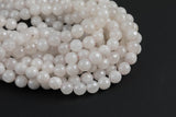 Natural Mystic Silverite Round Faceted 6mm 8mm 10mm Full Strand 15.5" AAA Quality Gemstone Beads