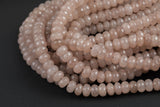 GORGEOUS MYSTIC Silverite Lt Root / Moonstone Color High Quality in Faceted Rondelle- 8mm-Full Strand 15.5 inch Strand